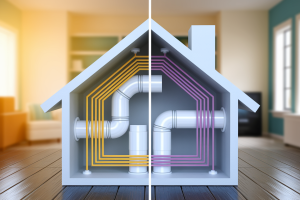VMC Simple Flux vs Double Flux : Différences et Schéma d'Installation