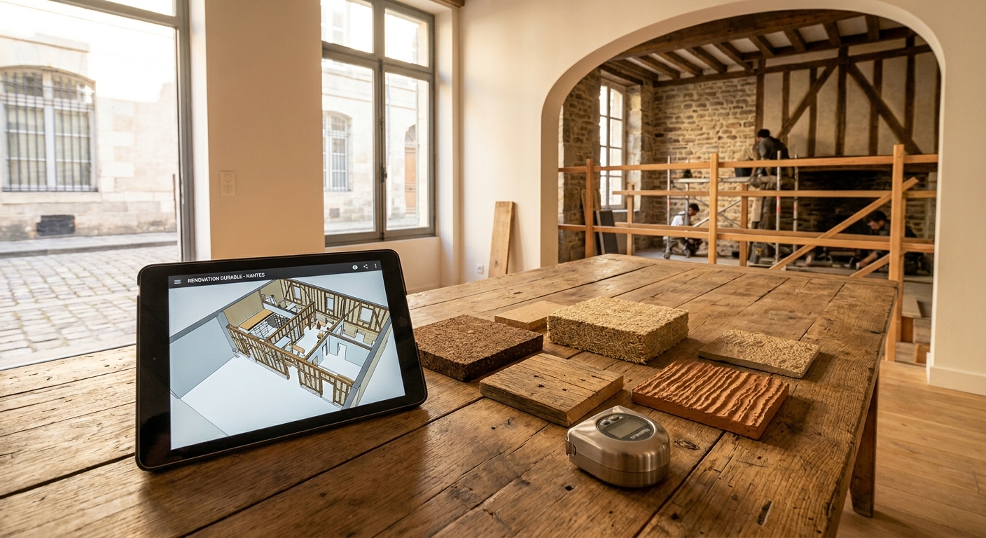Rénovation de bureaux professionnels à Nantes